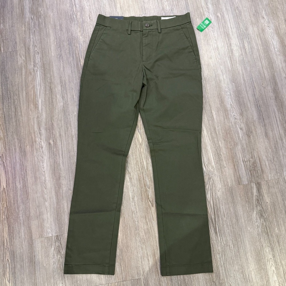 Gap Mens 28x30 Slim Fit Olive Green Chino Pants‎